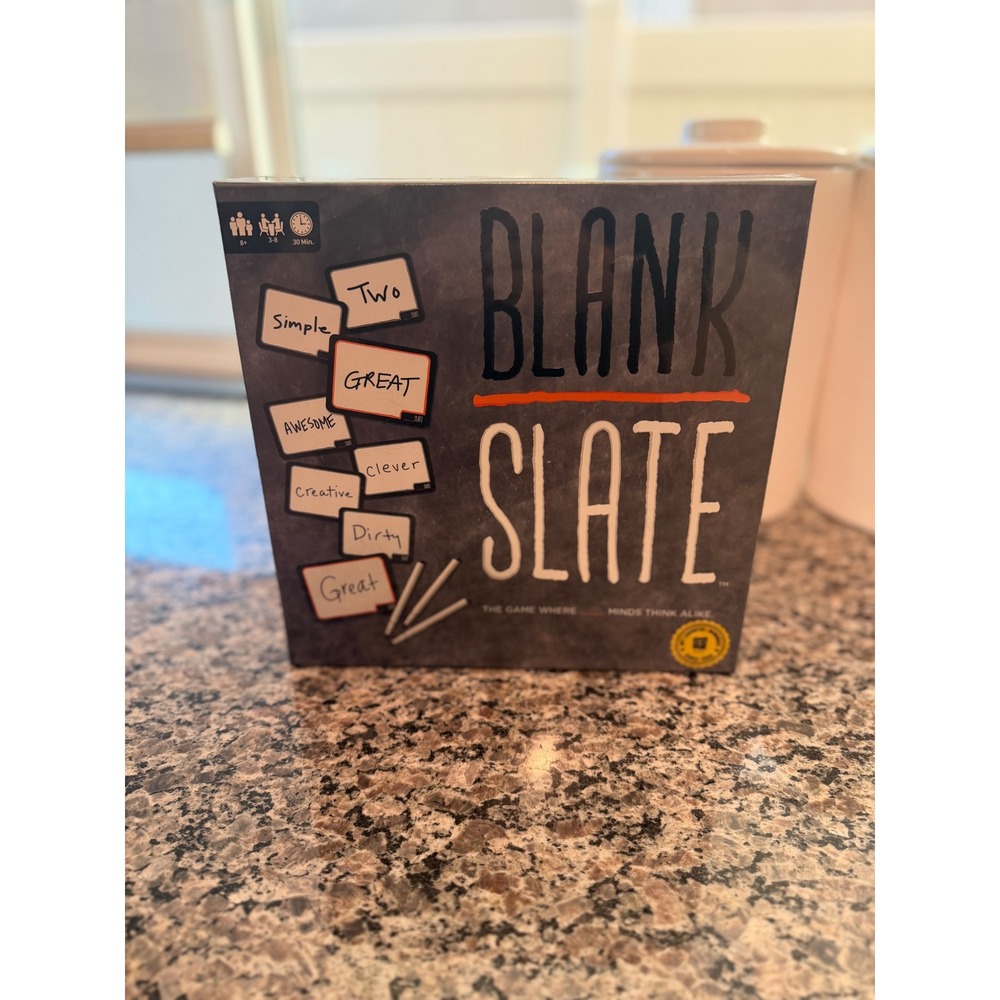 Blank Slate Board Game The Game Where Minds Think Alike USAopoly New Sealed